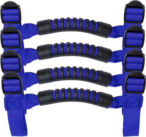 Vista 13 de 4 asas de agarre de barra antivuelco para Jeep Wrangler YJ TJ JK JKU JL JLU Sports Sahara Freedom Rubicon X & Unlimited 1995 - 2020