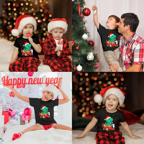 Vista 3 de Camisa de juego para niños, camisas de cuello redondo para niños, camiseta de manga corta de moda para niños y niñas