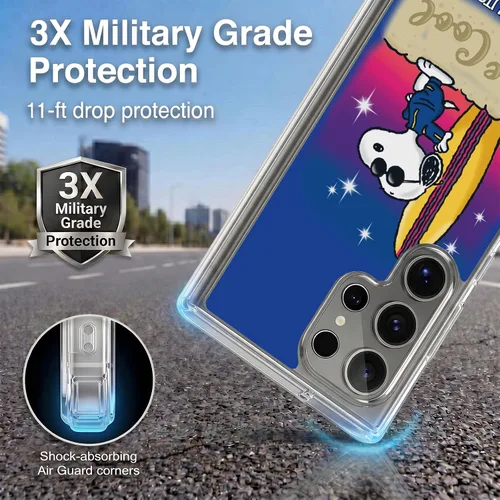 Vista 466 de Head Case Designs Officially Licensed Peanuts Beach Surf Snoopy Boardwalk Airbrush Gel Case [Military Grade Protection] Compatible with Google Pixel