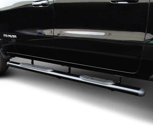 Vista 4 de Westin 22-2245 Premier Oval Nerf Kit de montaje de barra Negro Par Compatible con Ram 1500 QuadCab Crew Cab 2019-2025 (Exc 1500 Classic)