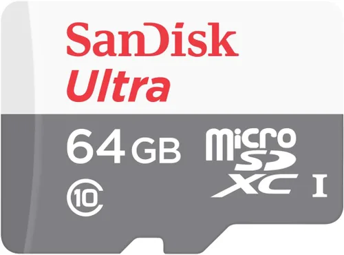 Vista 2 de SanDisk Ultra 64 GB Micro SDHC/Micro SDXC UHS-I Tarjeta Hasta 48MB/s (SDSQUNB-064G-GN3MN)