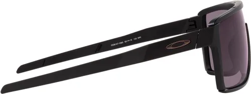 Vista 4 de Oakley Man OO9147 - Gafas de sol con montura negra mate, lentes gris Prizm, 2.480 in