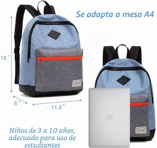 Vista 4 de Mochila infantil de moda (azul)
