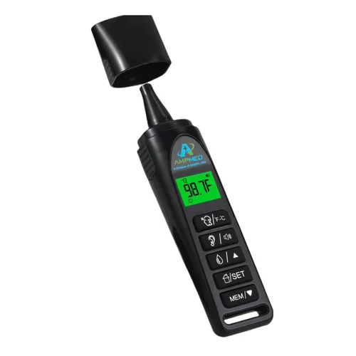 Vista 9 de Amplim 1701AE3 - Termómetro de frente, infrarrojo, digital, resistente para tomar la temperatura sin contacto, ideal para bebés, niños y adultos