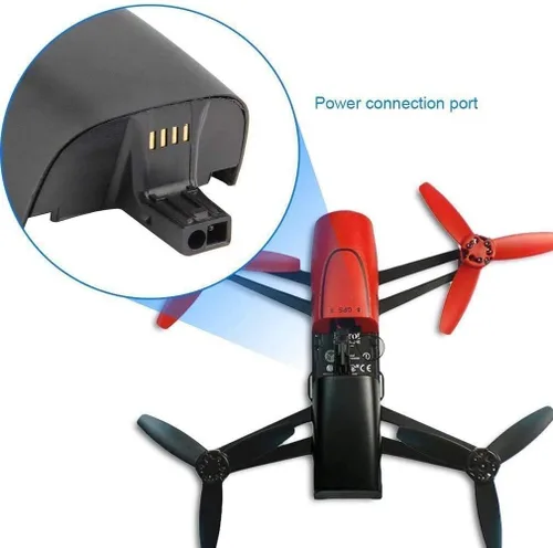 Vista 3 de Batería de repuesto de actualización de 2500mAh 11.1V para Parrot Bebop Drone 3.0 Quadcopter Part