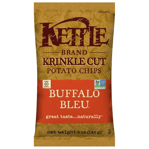 Vista 43 de Kettle Brand Papas Fritas, Backyard Barbeque Kettle Chips, Bolsa de Aperitivos, 1.5 Oz