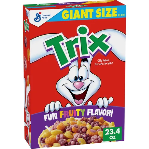 Vista 16 de Trix Cereal de desayuno, 6 formas afrutadas, hecho con grano entero, 10.7 onzas Grano entero, buena fuente de calcio, 12 vitaminas y minerales