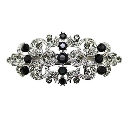 Vista 16 de Faship Precioso pasador floral de cristal AB Rhinestone