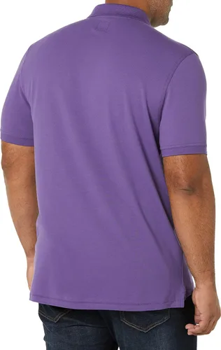 Vista 2 de Tienda Aware Polo de manga corta piqué de algodón ligero para hombre