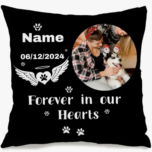 Vista 14 de Personalized Quote Pillow Case with one Photo and Your Added Words Building a Unique Decorative Cushion Suitable for Heartfelt Gift Sharing