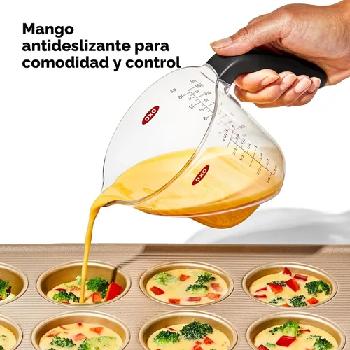 Vista 5 de OXO Good Grips - Taza medidora en ángulo de 1 taza