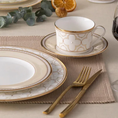 Vista 7 de Noritake Trefolio Gold - Juego de 5 piezas para 1