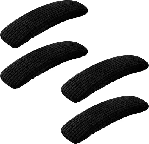 Vista 10 de SARAFLORA Funda para silla de oficina, elástica, resistente a las manchas, de elastano, para silla de computadora, para sillas de escritorio, brazo