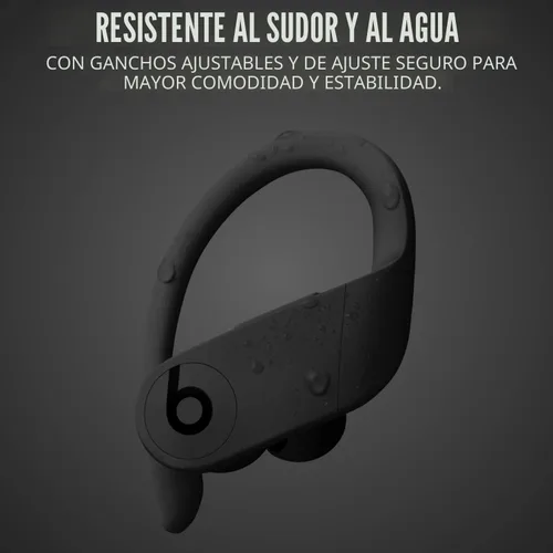 Vista 2 de PowerBeats Pro - Auriculares Bluetooth totalmente inalámbricos y de alto rendimiento, color negro (renovado)