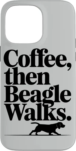 Vista 21 de Funny Beagle Walks Dad Beagle Mom Parent Beagle Coffee Case for iPhone XR