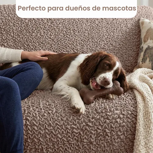 Vista 9 de PAULATO BY GA.I.CO. Funda de sofá modular, funda para sofá chaise longue en forma de L, fundas lavables para sofá esquinero, funda elástica de Gris