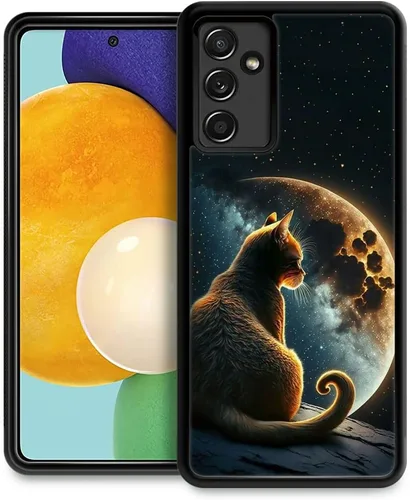 Vista 11 de ZHEGAILIAN Funda compatible con Samsung Galaxy A14 5G, antideslizante, de poliuretano termoplástico suave, a prueba de golpes, compatible con Gato