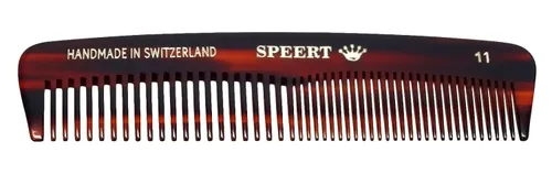 Vista 9 de #10 Peine de dientes estrechos hecho a mano Tortuga Havana Acetato fino recto fino desenredante Parting Grooming Teasing Peluquería Peluquería