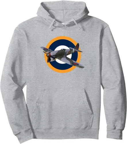Vista 3 de RAF Hawker Tempest WW2 Fighter Aircraft Pullover Hoodie