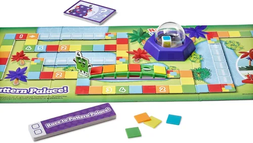 Vista 8 de hand2mind Numberblocks Race to Pattern Palace! Juego de mesa, juegos de mesa educativos, números para niños pequeños, juguetes de matemáticas