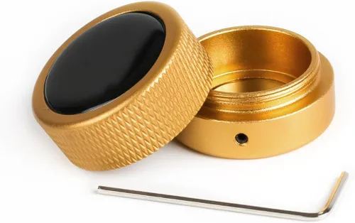 Vista 31 de TAOM - Soporte para tiza de billar, herramienta práctica redonda, accesorios de billar, mini estuche magnético para punta de tiza, contenedor