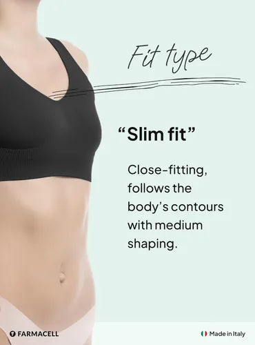 Vista 5 de Farmacell Brasier push-up sin varillas para mujer, sin costuras, hecho en Italia, 618
