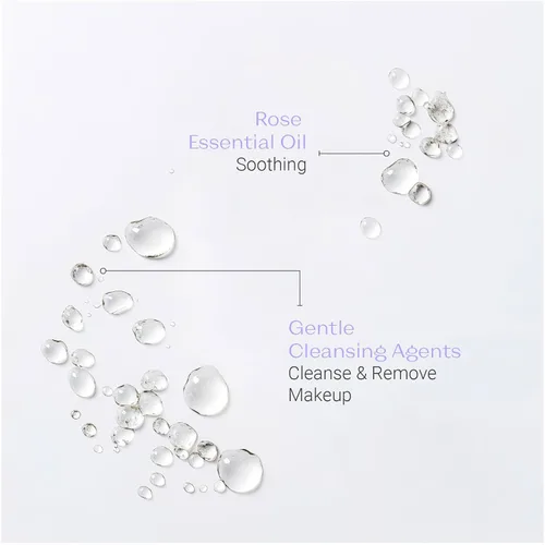 Vista 3 de Yonka Eau Micellaire Travel Size Agua micelar y desmaquillante limpiador Lavado facial suave con rosa y manzanilla para eliminar impurezas e