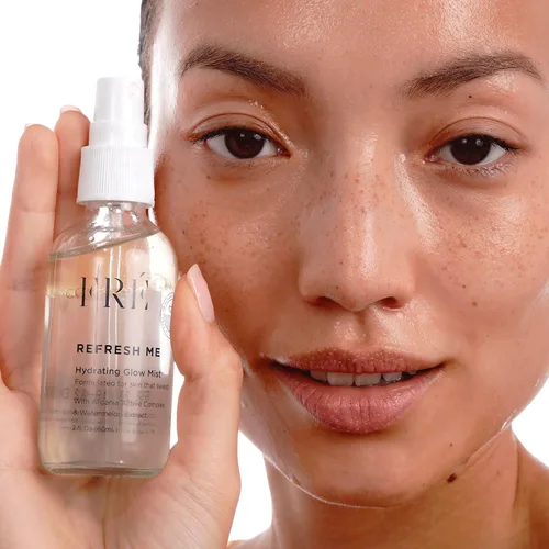 Vista 3 de FRE Skincare - Spray facial hidratante antienvejecimiento para piel que suda, aumenta el colágeno y equilibrio del pH, reduce las arrugas, vegano