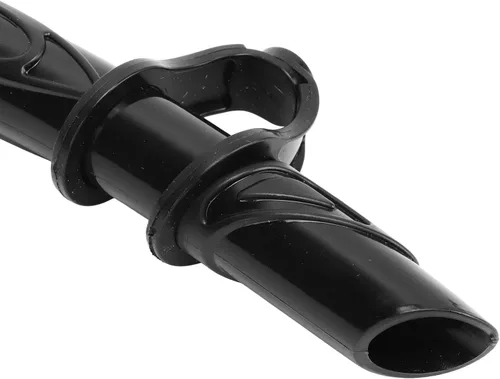 Vista 8 de Esnórquel de buceo de PVC fácil de respirar con boquilla cómoda, tubo de buceo para buceo libre, cómodo de llevar (negro)