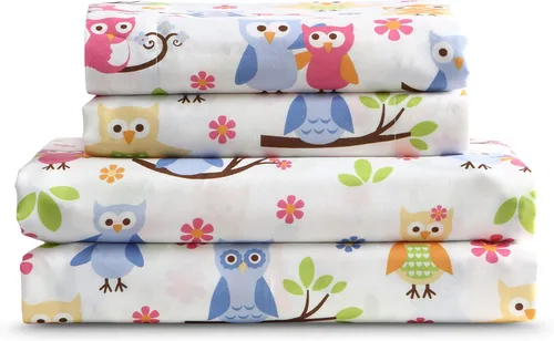 Vista 13 de Kute Kids - Juego de sábanas supersuave, fabricado con diseños y personajes especiales, incluye funda(s) para almohada; en tamaño Twin, Full y Queen