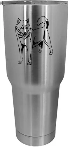 Vista 295 de Cairn Terrier - Vaso grabado con temática de perro, 30 onzas