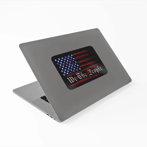 Vista 3 de We The People - Calcomanía de bandera estadounidense de 7 pulgadas para automóviles, camiones, motocicletas, barcos y portátiles (paquete de 2)