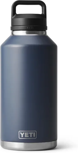 Vista 14 de Yeti Rambler - Termo de 64 onzas, aislado al vacío, de acero inoxidable, con tapa para sorber, color blanco.