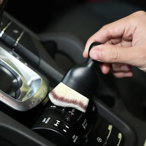 Vista 5 de ESEWALAS Herramienta de limpieza del parabrisas del automóvil, cepillo de limpieza de cerdas suaves, cepillo de detalles automáticos, cepillo