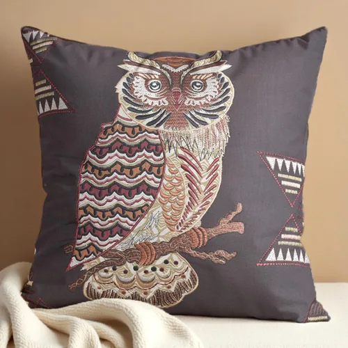 Vista 35 de Decozen Fundas de almohada decorativas con estampado de pájaros con diseño floral para decoración del hogar, sala de estar y dormitorio, funda