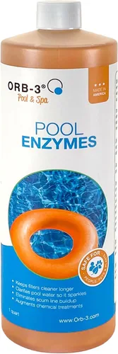 Vista 10 de Orb-3 F839-000-1G Jarra de enzimas para piscina, 1 galón