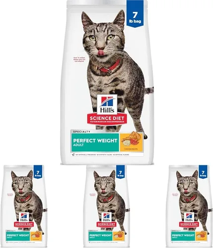 Vista 16 de Hill's Science Diet Alimento seco para gatos de peso perfecto para adultos