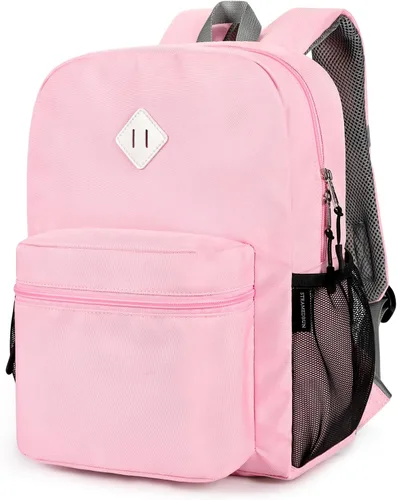 Vista 63 de Mochila para niños pequeños STEAMEDBUN para niños y niñas, mochila escolar para niños pequeños, Negro, 15 pulg., pequeña, Classic