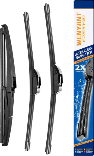 Vista 11 de Limpiaparabrisas de 15/15/13 pulgadas compatibles con Jeep Wrangler 2007-2017 Wrangler JK 2008-2018, limpiaparabrisas delantero y trasero para mi