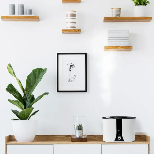 Vista 9 de Perfect Aire Humidificador ultrasónico de niebla fría de 1.4 galones, vaina de aceite esencial para aromaterapia, funcionamiento silencioso, apagado