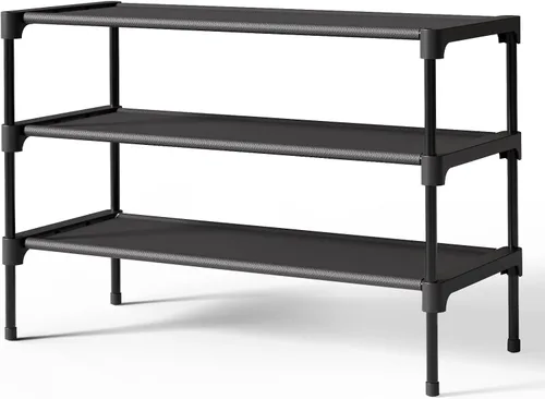 Vista 6 de Kitsure Zapatero – Estante no tejido para zapatos, organizador de zapatos para armario, entrada, garaje y pasillo, estantes apilables para zapatos