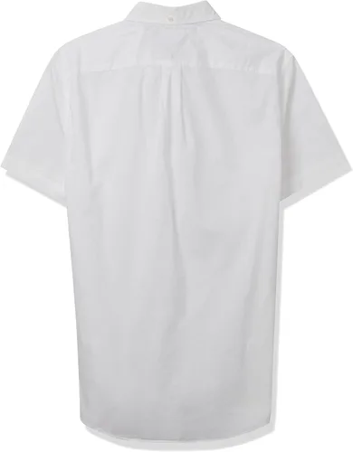 Vista 3 de Tommy Hilfiger Men's Short Sleeve Casual Button Down Shirt in Custom Fit