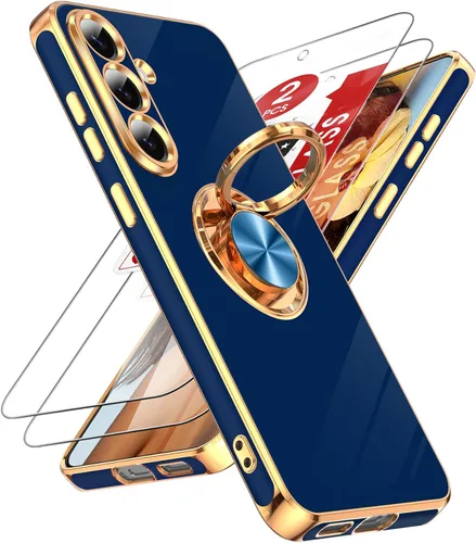 Vista 149 de LeYi Funda para iPhone XR: con Protector de Pantalla de Vidrio Templado [Paquete de 2] Soporte de Anillo Giratorio de 360°, Soporte Magnético