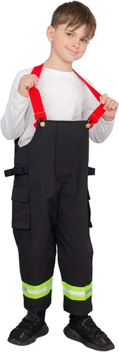 Vista 9 de Conjunto de chaqueta y pantalones de bombero para niños