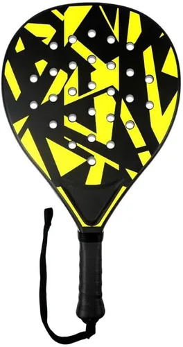 Vista 5 de Raqueta de pádel – superficie ABS y núcleo de espuma EVA, raquetas de pádel de playa para adultos – al aire libre, arena, patio trasero, diversión
