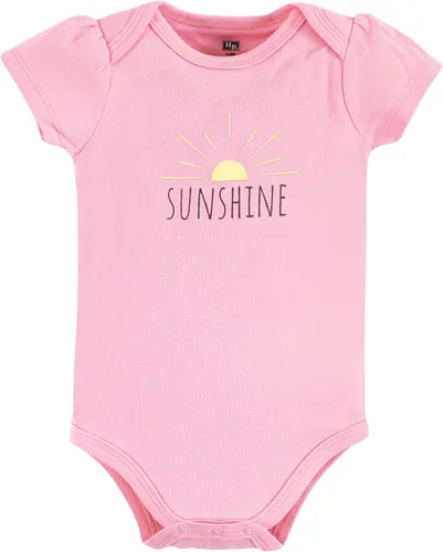 Vista 20 de Hudson Baby baby-girls Cotton Bodysuits 3-pack