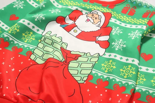 Vista 5 de SSLR - Sudadera divertida y fea de Navidad para mujer