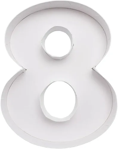 Vista 11 de WENPACK 8" Pequeños Recortes de Letra de Cartón Rellenables en Forma de Papel Maché Cortados en Forma de Letra, Bandeja para Dulces, Envase
