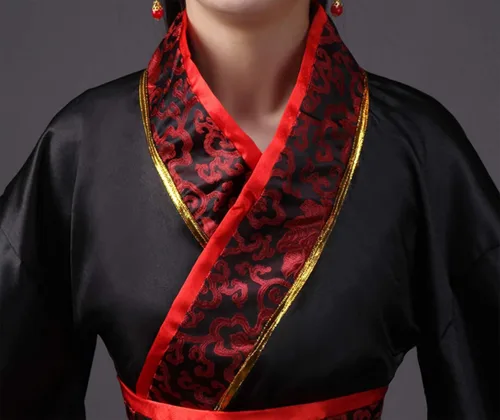 Vista 3 de Ez-sofei Disfraz tradicional chino de Hanfu antiguo para mujer, vestido de rendimiento en escenario