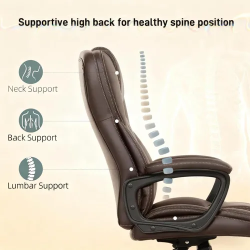 Vista 6 de Silla de oficina simple y moderna, cómoda silla para escritorio, ergonómica, silla de escritorio para sala de estar, dormitorio, tocador, estudio